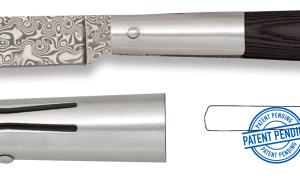 ΣΟΥΓΙΑΣ ALBAINOX Black stamina penknife. Piston. Damask, 01810