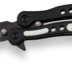 ΣΟΥΓΙΑΣ ALBAINOX SKULLS balisong. Blade 10.20 cm, 02196