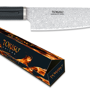 ΜΑΧΑΙΡΙ ΚΟΥΖΙΝΑΣ TOKISU, GYUTO knife. Damascus blade: 21.5cm, 17475