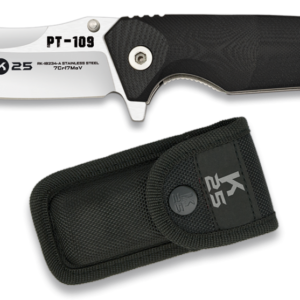 ΣΟΥΓΙΑΣ K25, Pocket knife K10 PT-109 balck 9 cm, 18234