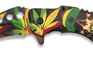 ΣΟΥΓΙΑΣ ALBAINOX, Marijuana 3D folding knife. 8 c