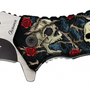 Σουγιάς Albainox 3D Skulls+Roses pocket knife