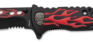 ΣΟΥΓΙΑΣ ALBAINOX, Red aluminium penknife. Saw, blade 8.5cm, 18912