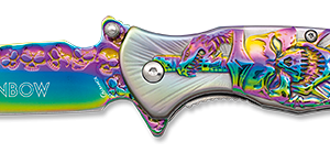 ΣΟΥΓΙΑΣ ALBAINOX, Rainbow bicoloured penknife, blade 9cm, 18927