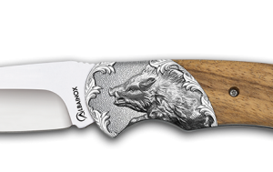 ΣΟΥΓΙΑΣ Albainox bolster wood penknife.Wild boar, 18976