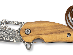 ΣΟΥΓΙΑΣ Albainox Wood/steel Damask 56 layers pocket knife, 25101