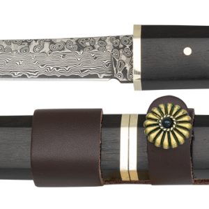 ΜΑΧΑΙΡΙ ALBAINOX Fine wood damascus knife. Blade 11.6 cm, 32701