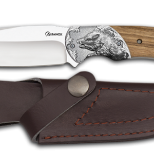 ΜΑΧΑΙΡΙ Albainox wooden huting knife. Wild boar, 32751