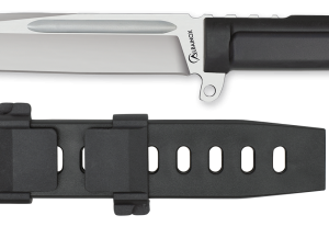 ΜΑΧΑΙΡΙ Albainox Satin tactical knife. Rubber handle. ABS, 32875