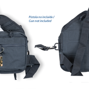 Τσαντάκι ώμου Barbaric black sling bag pour gun