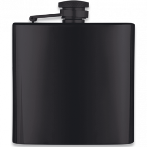 ΥΔΡΟΔΟΧΕΙΟ - ΦΛΑΣΚΙ Albainox stainless black hip flask, 40126