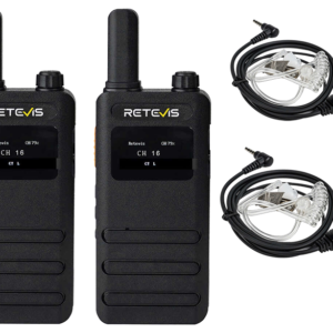 ΠΟΜΠΟΔΕΚΤΗΣ RETEVIS B63S, PMR16 + 2x G-Hook earpiece C9250A, Transparent