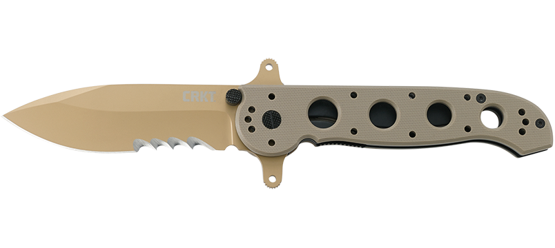 CRKT M21-14DSFG SPECIAL FORCES DROP POINT W/VEFF SERRATIONS