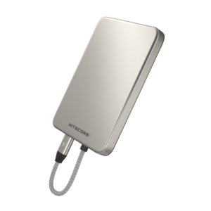 POWER BANK NITECORE POCKET 5, 5000ma Ultra Thin Aluminium body, Grey