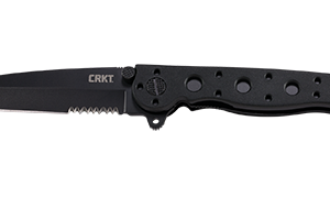 CRKT M16-10KZ TANTO BLACK W/TRIPLE POINT SERRATIONS