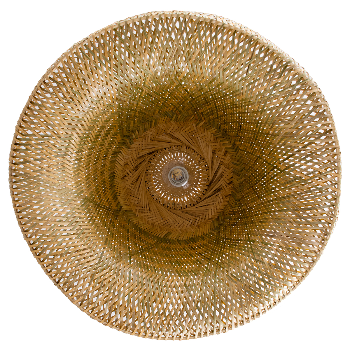 GLOBOSTAR® SAN TROPEZ 00673 Boho Κρεμαστό Φωτιστικό Οροφής με Ντουί 1 x E27 AC 220-240V IP20 - Μπεζ - Μ100 x Π100 x Y35cm - Image 8