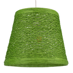 GLOBOSTAR® PLAYROOM 00864 Vintage Κρεμαστό Φωτιστικό Οροφής με Ντουί 1 x E27 AC 220-240V IP20 - Πράσινο - Μ32 x Π32 x Υ27cm