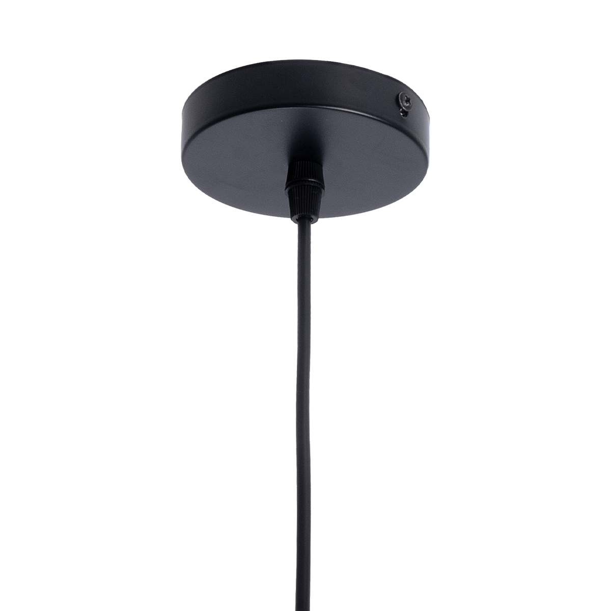 GLOBOSTAR® SHADE 00906 Μοντέρνο Κρεμαστό Φωτιστικό Οροφής με Ντουί 1 x E27 AC 220-240V IP20 - Μαύρο & Μπεζ - Μ23 x Π23 x Υ22cm - Image 8