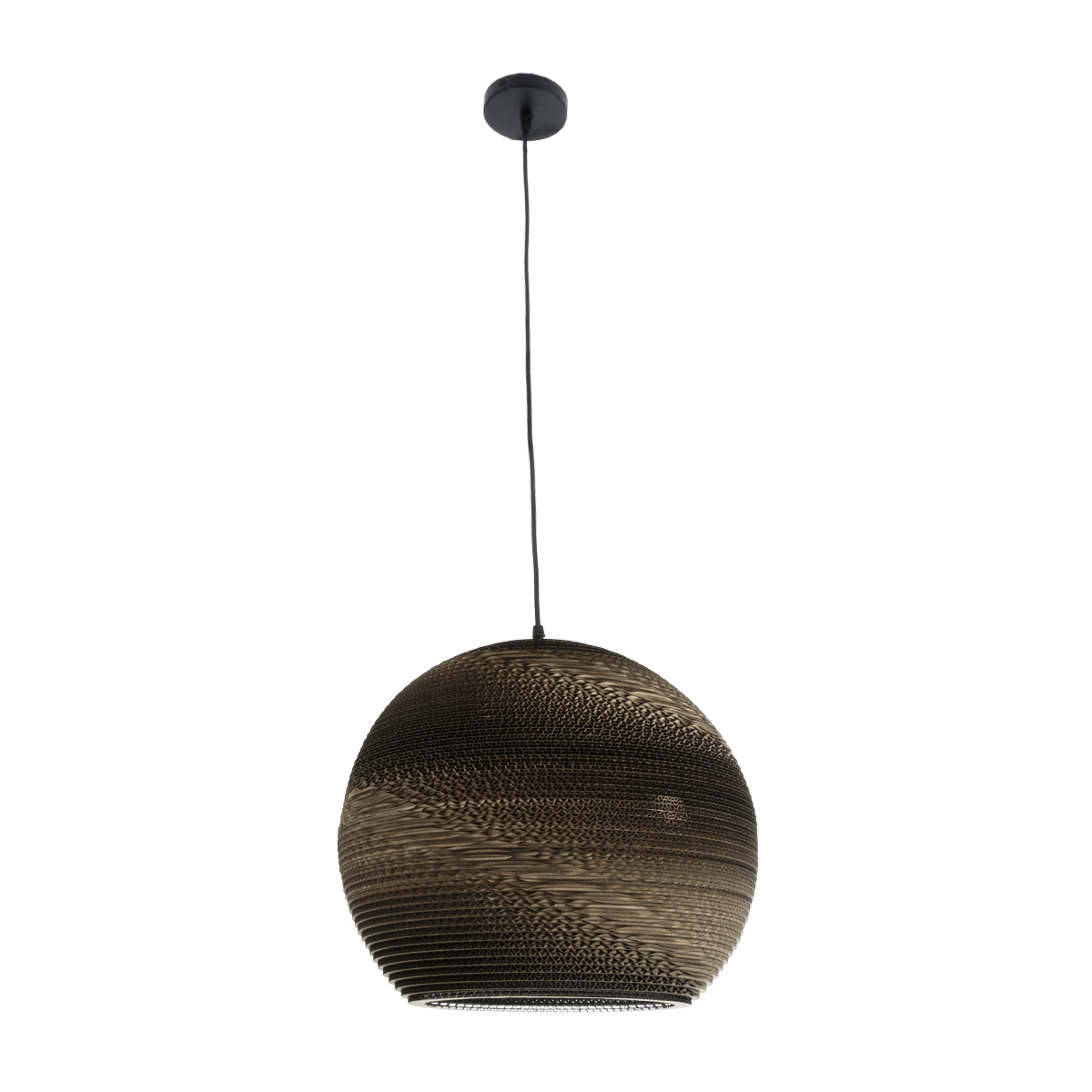 GLOBOSTAR® SANTORINI 01289 Boho Κρεμαστό Φωτιστικό Οροφής με Ντουί 1 x E27 AC 220-240V IP20 - Καφέ - Μ40 x Π40 x Y35cm - Image 4