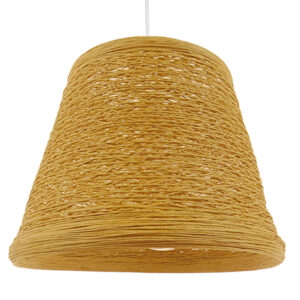 GLOBOSTAR® PLAYROOM 01332 Vintage Κρεμαστό Φωτιστικό Οροφής με Ντουί 1 x E27 AC 220-240V IP20 - Μπεζ - Μ32 x Π32 x Υ27cm