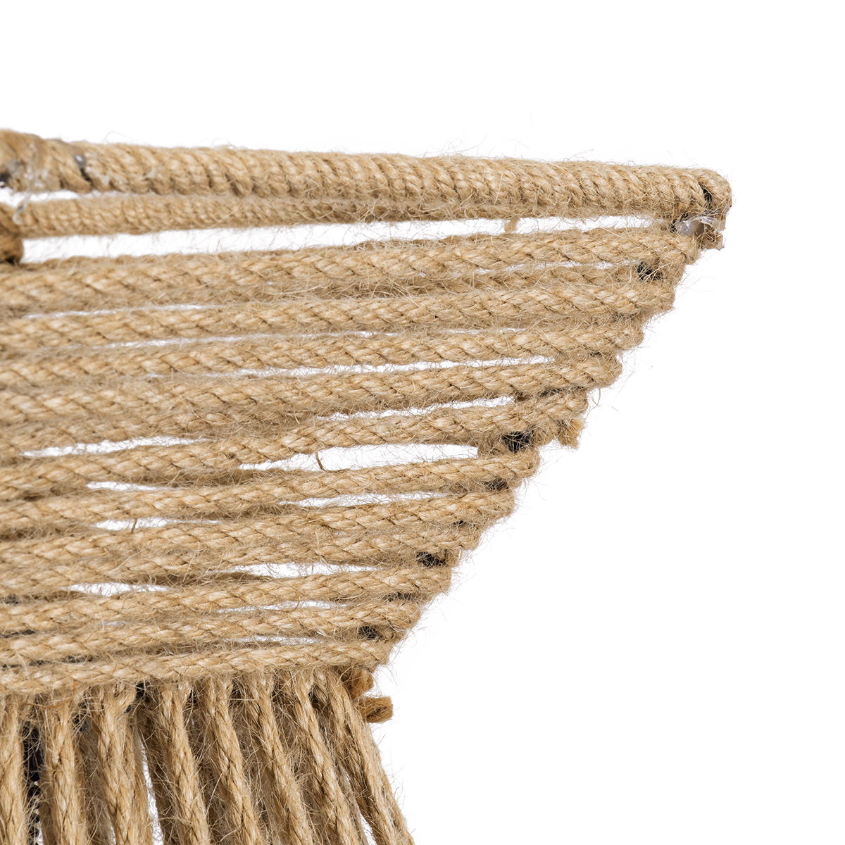 GLOBOSTAR® ROUGE 01611 Boho Κρεμαστό Φωτιστικό Οροφής με Ντουί 1 x E27 AC 220-240V IP20 - Μπεζ - Μ21 x Π21 x Y27cm - Image 8