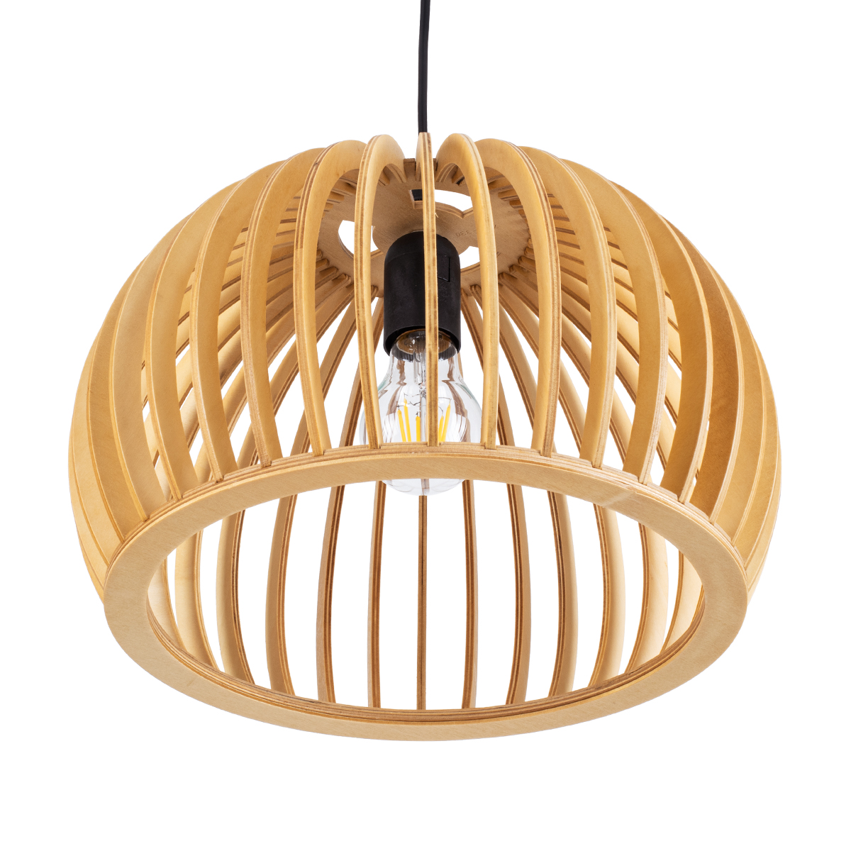GLOBOSTAR® SCANDINAVIA 01698 Boho Κρεμαστό Φωτιστικό Οροφής με Ντουί 1 x E27 AC 220-240V IP20 - Μπεζ - Μ33 x Π33 x Υ20cm - Image 6