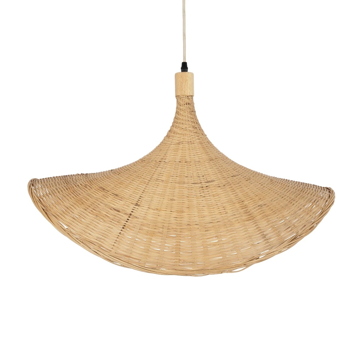 GLOBOSTAR® CUBA 01721 Boho Κρεμαστό Φωτιστικό Οροφής με Ντουί 1 x E27 AC 220-240V IP20 - Μπεζ - Μ64 x Π48 x Υ41cm - Image 7