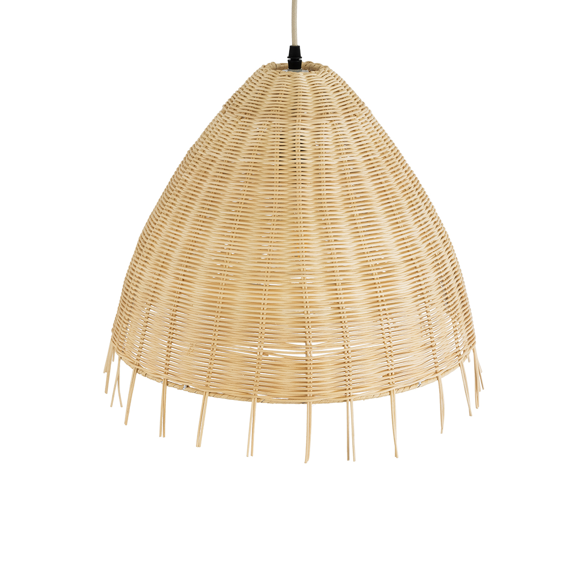 GLOBOSTAR® AQUATIC 01742 Boho Κρεμαστό Φωτιστικό Οροφής με Ντουί 1 x E27 AC 220-240V IP20 - Μπεζ - Μ40 x Π40 x Υ36cm - Image 7