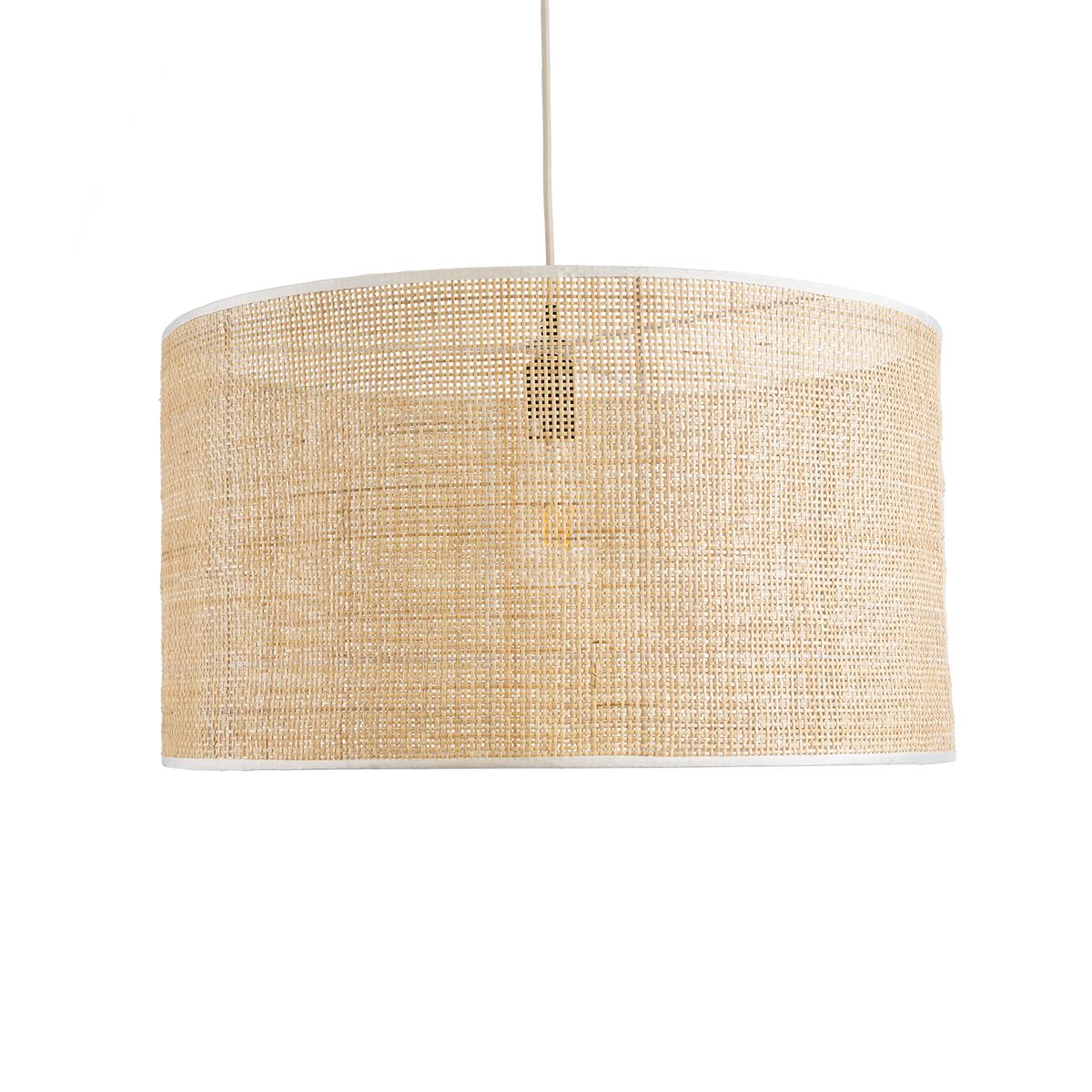 GLOBOSTAR® YOTTO 01822 Boho Κρεμαστό Φωτιστικό Οροφής με Ντουί 1 x E27 AC 220-240V IP20 - Μπεζ - Μ55 x Π55 x Y30cm - Image 5