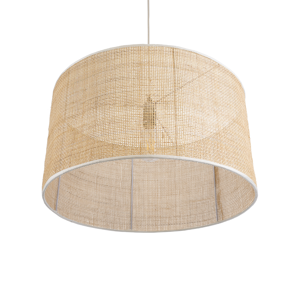 GLOBOSTAR® YOTTO 01822 Boho Κρεμαστό Φωτιστικό Οροφής με Ντουί 1 x E27 AC 220-240V IP20 - Μπεζ - Μ55 x Π55 x Y30cm - Image 6
