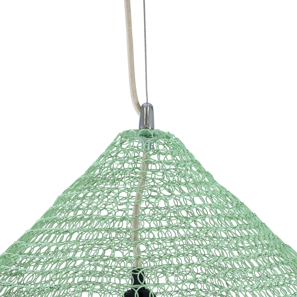 GLOBOSTAR® KENTUCKY 01866 Vintage Κρεμαστό Φωτιστικό Οροφής με Ντουί 1 x E27 AC 220-240V IP20 - Τιρκουάζ - Μ60 x Π60 x Υ50cm - Image 8
