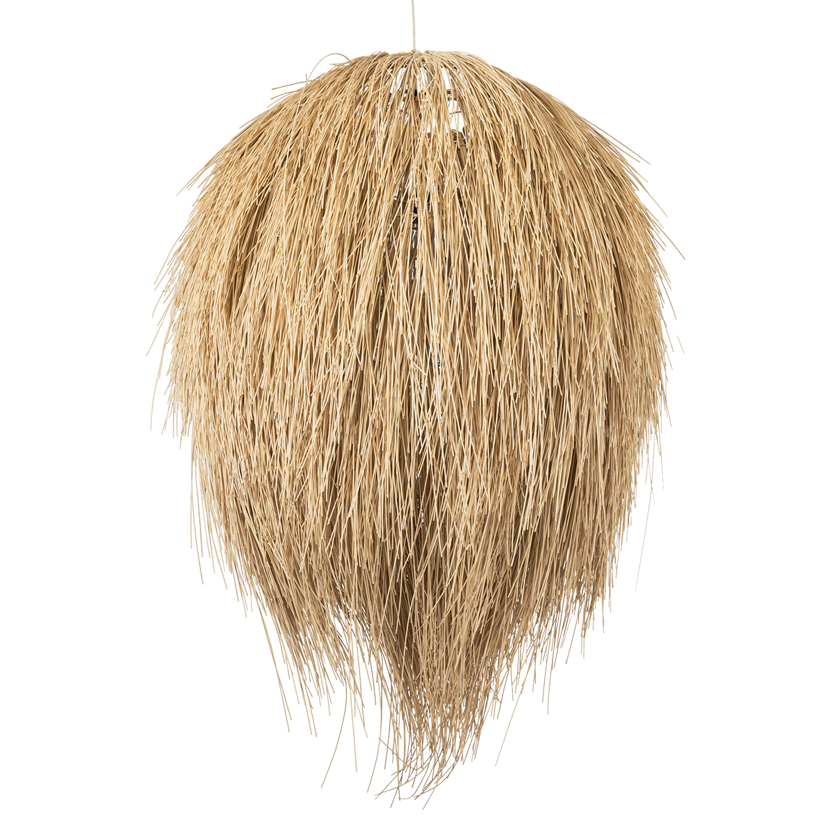 GLOBOSTAR® ARCHIPELAGO 01913 Boho Κρεμαστό Φωτιστικό Οροφής με Ντουί 1 x E27 AC 220-240V IP20 - Μπεζ - Μ80 x Π80 x Υ100cm - Image 6