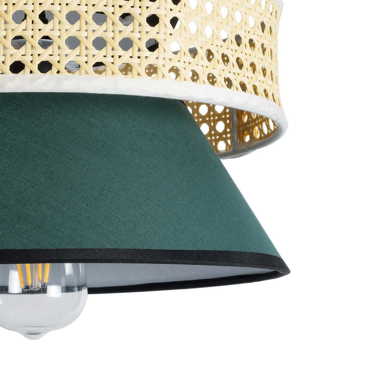GLOBOSTAR® SAIGE 01915 Boho Κρεμαστό Φωτιστικό Οροφής με Ντουί 1 x E27 AC 220-240V IP20 - Πολύχρωμο - Μ30 x Π30 x Υ22cm - Image 8
