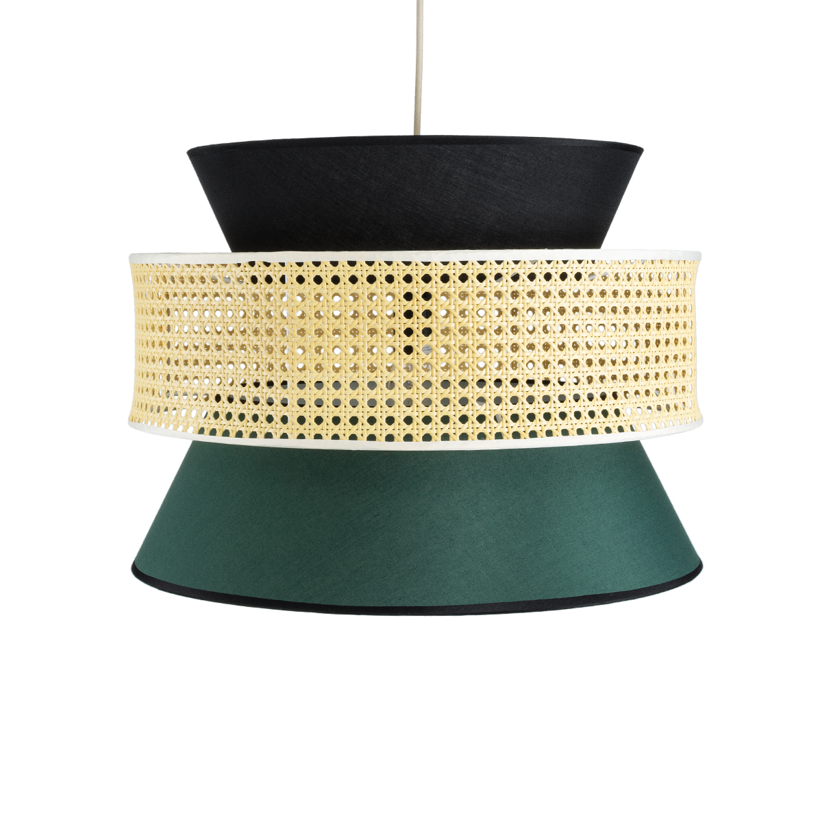 GLOBOSTAR® SAIGE 01916 Boho Κρεμαστό Φωτιστικό Οροφής με Ντουί 1 x E27 AC 220-240V IP20 - Πολύχρωμο - Μ50 x Π50 x Υ36cm - Image 5
