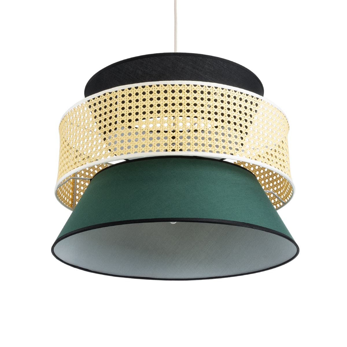 GLOBOSTAR® SAIGE 01916 Boho Κρεμαστό Φωτιστικό Οροφής με Ντουί 1 x E27 AC 220-240V IP20 - Πολύχρωμο - Μ50 x Π50 x Υ36cm - Image 6