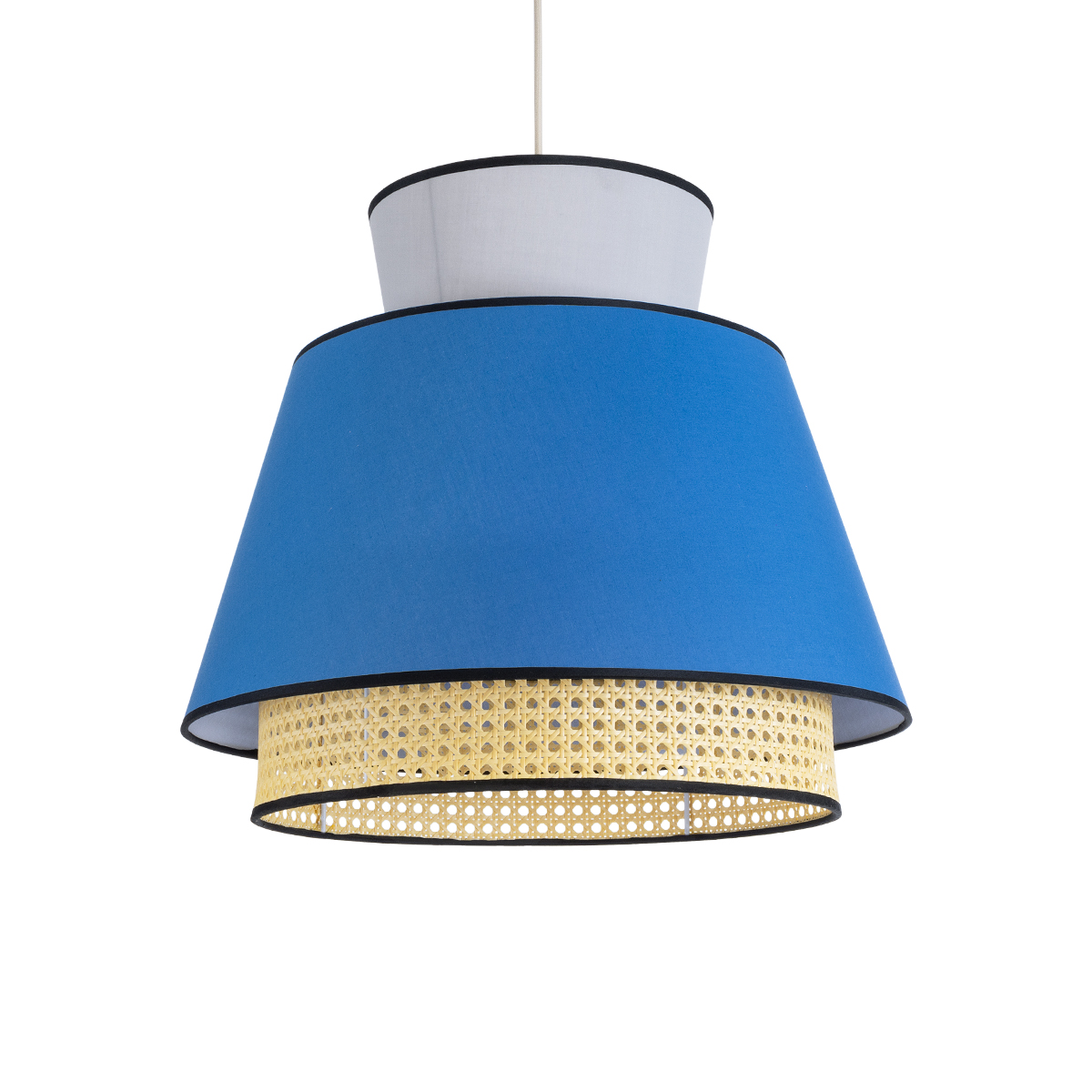 GLOBOSTAR® SAIGE 01918 Boho Κρεμαστό Φωτιστικό Οροφής με Ντουί 1 x E27 AC 220-240V IP20 - Πολύχρωμο - Μ50 x Π50 x Υ45cm - Image 2