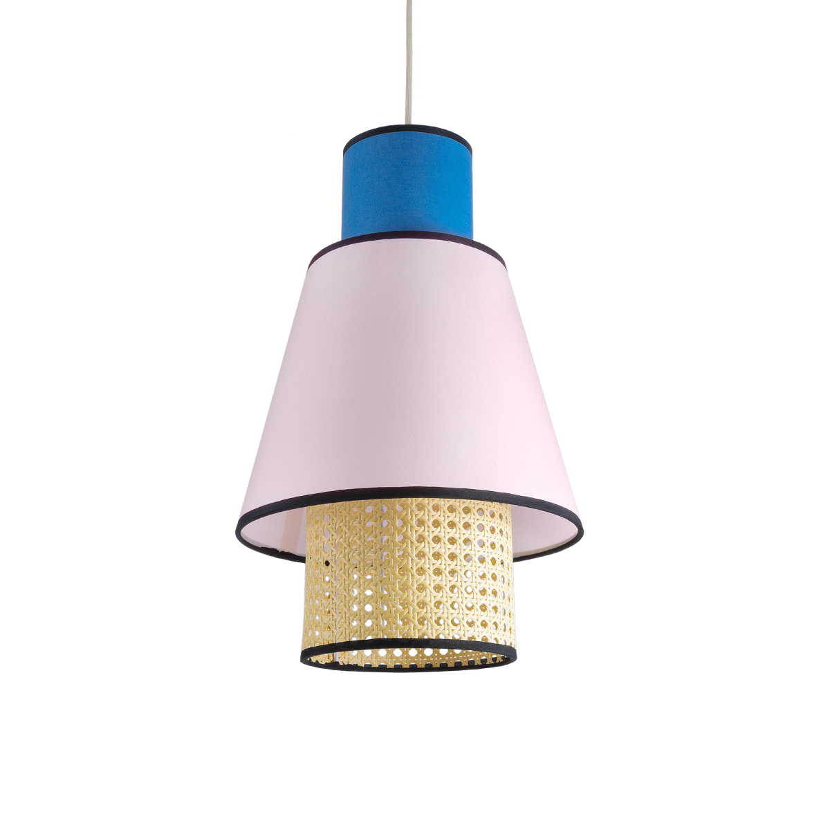GLOBOSTAR® SAIGE 01921 Boho Κρεμαστό Φωτιστικό Οροφής με Ντουί 1 x E27 AC 220-240V IP20 - Πολύχρωμο - Μ30 x Π30 x Υ48cm - Image 2