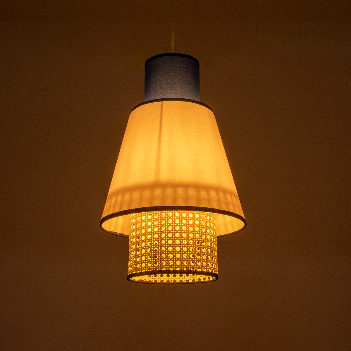 GLOBOSTAR® SAIGE 01921 Boho Κρεμαστό Φωτιστικό Οροφής με Ντουί 1 x E27 AC 220-240V IP20 - Πολύχρωμο - Μ30 x Π30 x Υ48cm - Image 3