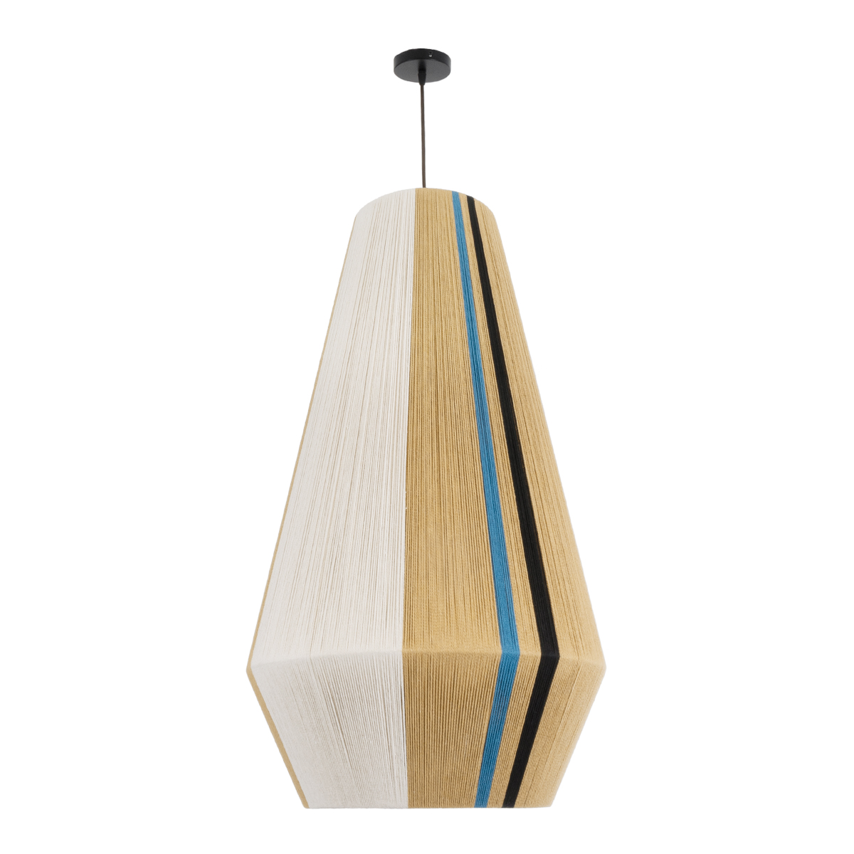 GLOBOSTAR® SALERNO 02079 Boho Κρεμαστό Φωτιστικό Οροφής με Ντουί 1 x E27 AC 220-240V IP20 - Πολύχρωμο - Μ50 x Π50 x Υ90cm - Image 3