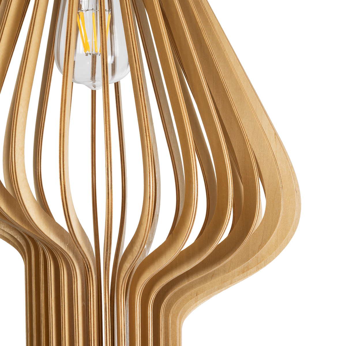 GLOBOSTAR® SCANDINAVIA 02172 Boho Κρεμαστό Φωτιστικό Οροφής με Ντουί 1 x E27 AC 220-240V IP20 - Μπεζ - Μ32 x Π32 x Υ56cm - Image 8