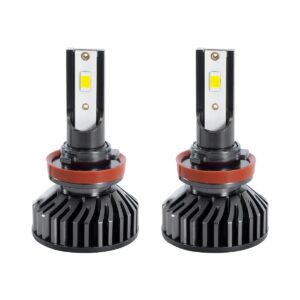 GloboStar® 82024 H8 F2 Line KIT Βασικού Φωτισμού Αυτοκινήτου & Φορτηγού 3rd Generation Can-Bus Series LED CREE CXB COB 30W/60W 3500lm/7000lm DC 12-24V Αδιάβροχο IP65 Ψυχρό Λευκό 6000K