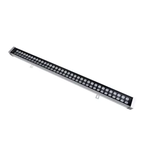 GLOBOSTAR® WASHERMOZA 90165 Μπάρα Φωτισμού Wall Washer LED 72W 7920lm 10-30° DC 24V Αδιάβροχο IP66 Θερμό Λευκό 2700K Dimmable - Bridgelux SMD Chip - Γκρι Ανθρακί - Μ100 x Π8 x Υ12.5cm - 3 Χρόνια Εγγύηση