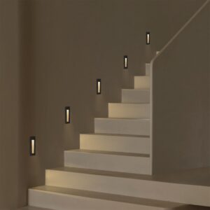 kelvo® STEPART KLV-101-0092 Χωνευτό Φωτιστικό Σκαλοπατιού / Διαδρόμου LED 3W 375lm 45° AC 220-240V Αδιάβροχο IP65 Θερμό Λευκό 2700K - Lumileds SMD Chip & TÜV SÜD Driver - Μαύρο Ματ - Μ6.5 x Π6.5 x Υ21cm / Q5.4 x 18.9cm - 5 Χρόνια Εγγύηση