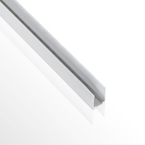 kelvo® NEONPRO KLV-101-0067 Βάση Στήριξης για Neon Flex LED Αδιάβροχο IP65 - Λευκό Ματ - Μ300 x Π0.8 x Υ1.3cm - Πακέτο 5 Τεμαχίων