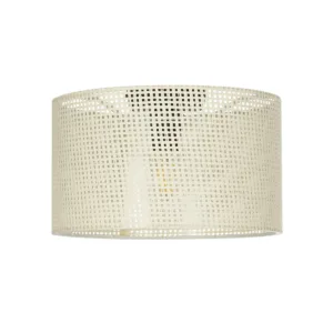 GLOBOSTAR® CILIO 203-0155 Μοντέρνο Φωτιστικό Οροφής με Ντουί 1 x E27 AC 220-240V IP20 - Λευκό - Μ38 x Π38 x Υ23cm