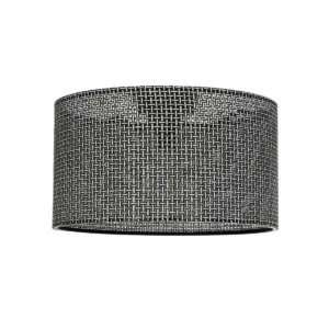 GLOBOSTAR® CILIO 203-0157 Μοντέρνο Φωτιστικό Οροφής με Ντουί 1 x E27 AC 220-240V IP20 - Μαύρο - Μ38 x Π38 x Υ23cm