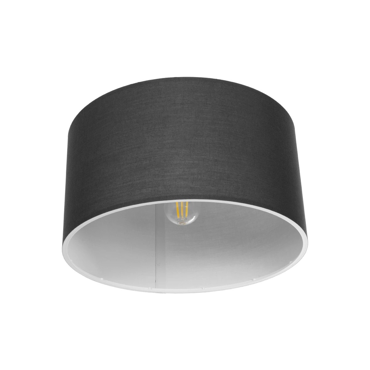 GLOBOSTAR® CILIO 203-0158 Μοντέρνο Φωτιστικό Οροφής με Ντουί 1 x E27 AC 220-240V IP20 - Γκρι - Μ38 x Π38 x Υ23cm - Image 5