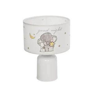 GLOBOSTAR® ELEPHANT 204-0025 Παιδικό Επιτραπέζιο Φωτιστικό Πορτατίφ με Ντουί 1 x E27 AC 220-240V IP20 - Πολύχρωμο - Μ24 x Π24 x Υ32cm