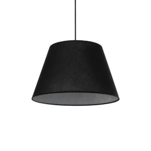 GLOBOSTAR® TRIANGLE 204-0088 Μοντέρνο Κρεμαστό Φωτιστικό Οροφής με Ντουί 1 x E27 AC 220-240V IP20 - Μαύρο - Μ35 x Π35 x Υ24cm