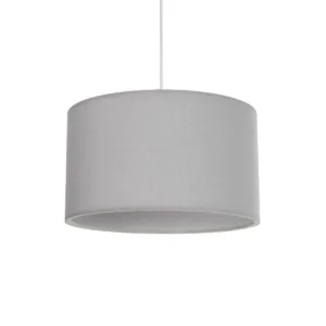 GLOBOSTAR® LOFTY 204-0093 Μοντέρνο Κρεμαστό Φωτιστικό Οροφής με Ντουί 1 x E27 AC 220-240V IP20 - Γκρι - Μ37 x Π37 x Υ21cm